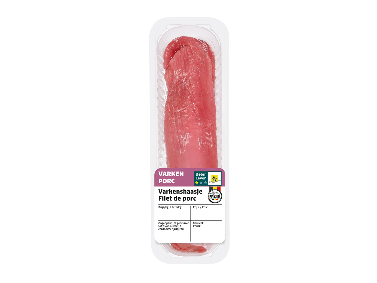 Filet pur porc