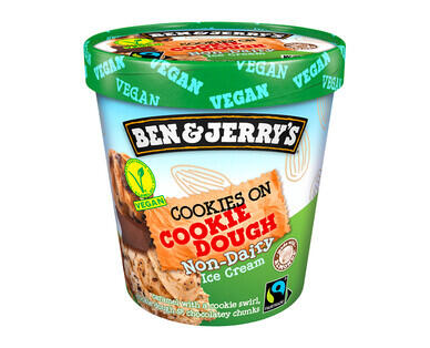 BEN & JERRY'S(R) 
 COOKIES ON COOKIE DOUGH VEGAN