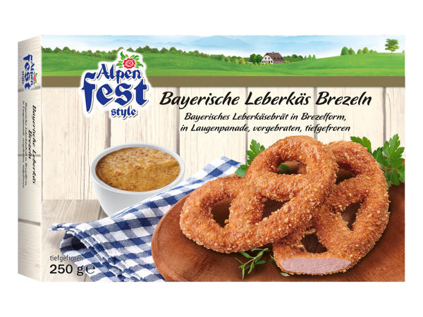 Bayerische Leberkäs Brezeln