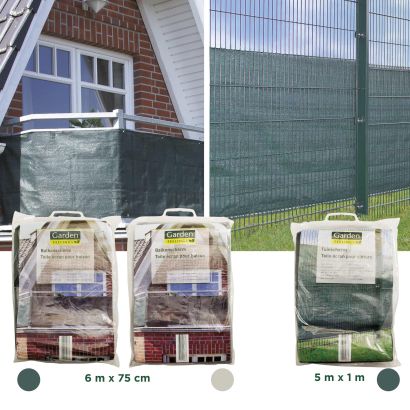 Balkon- oder Gartenabschirmung