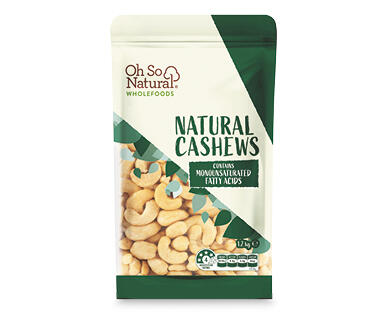Natural Cashews 1.2kg