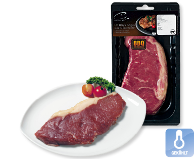 GOURMET/BBQ US Black Angus Rindsentrecôte