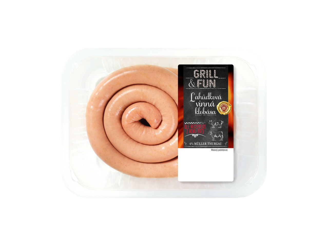 LAHŮDKOVÁ VINNÁ KLOBÁSA