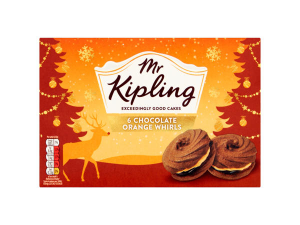 Mr Kipling Chocolate Orange Whirls
