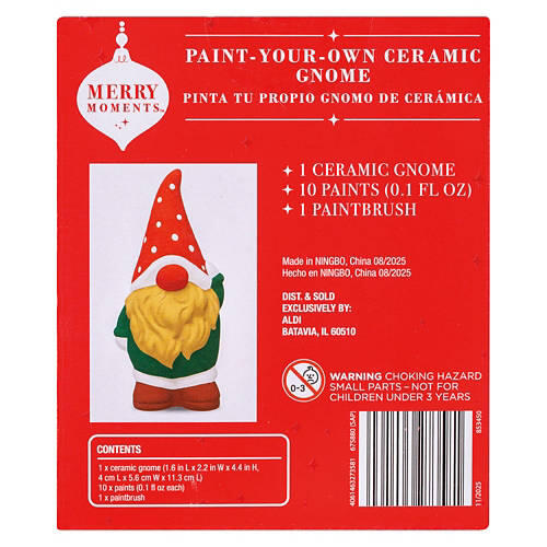 Paint-Your-Own Ceramic - Gnome