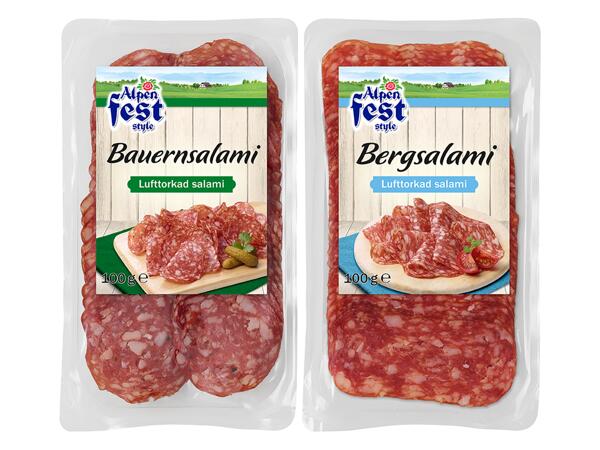 Lufttorkad salami