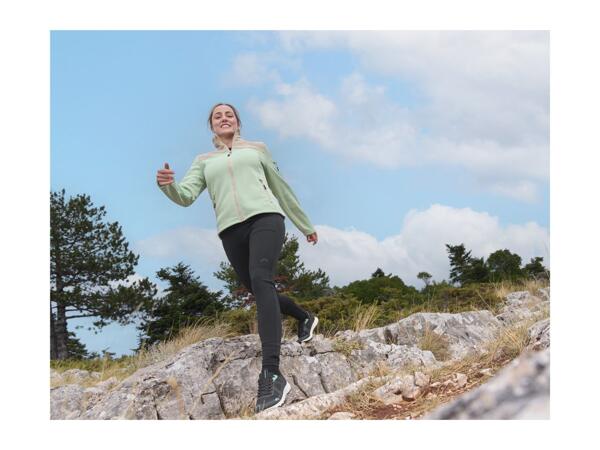 CRIVIT Ladies' Green Knitted Fleece Jacket