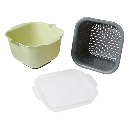 Large Cut Fruit Bowl, Green
