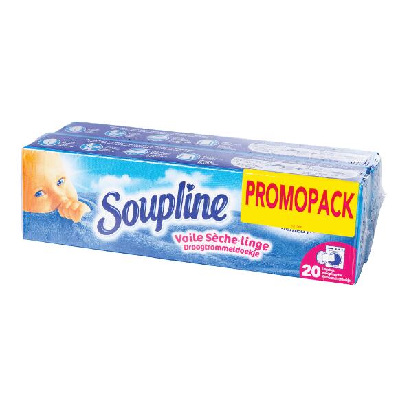 SOUPLINE(R) 				Droogtrommeldoekjes, 2-pack