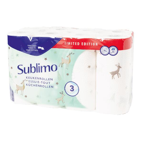 SUBLIMO(R) 				Haushaltsrollen, 8 St.