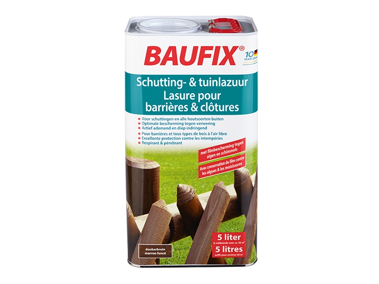 Lasure pour barrières et jardin