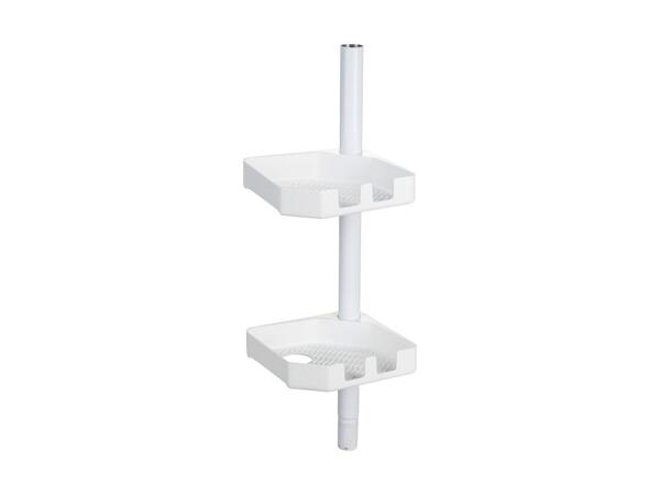 WENKO(R) XXL hjørnereol med teleskopstang