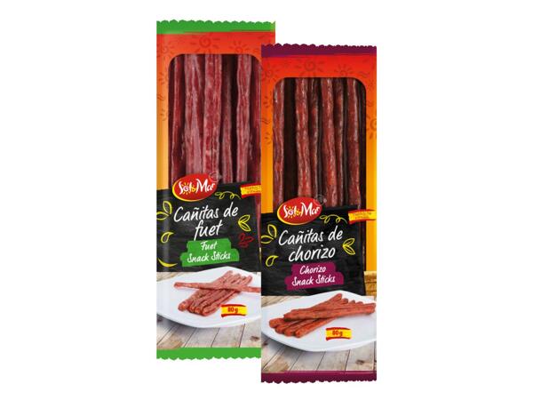 Chorizo snack or Fuet D'Olot