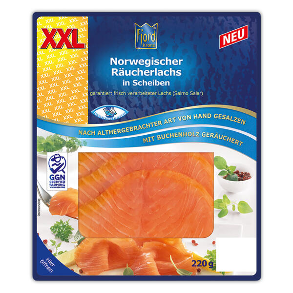 Norwegischer Räucherlachs XXL