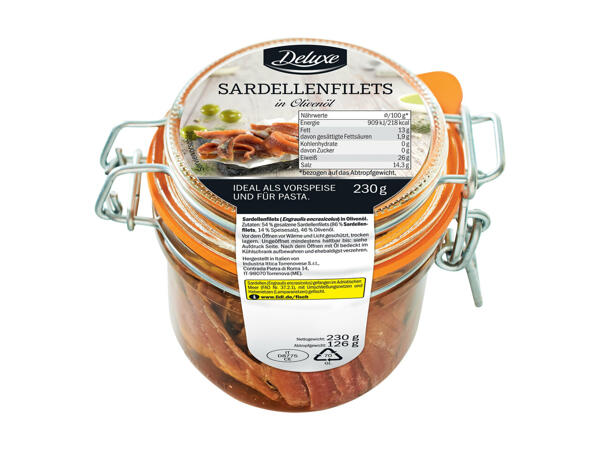 DELUXE Sardellenfilets in Olivenöl