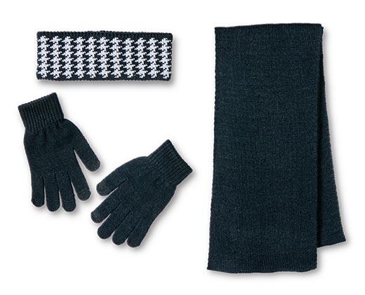 Serra 
 Ladies 3 Piece Hat, Glove and Scarf Set