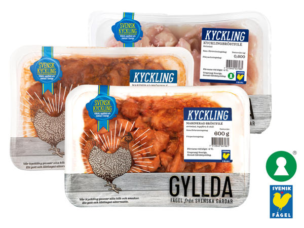 Strimlad kycklingbröstfilé
