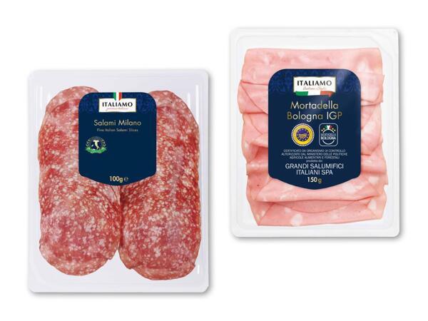 Salami eller original mortadella Bologna