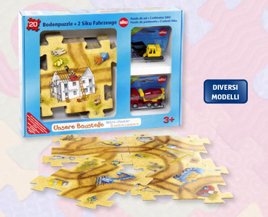 Puzzle da pavimento con veicoli SIKU