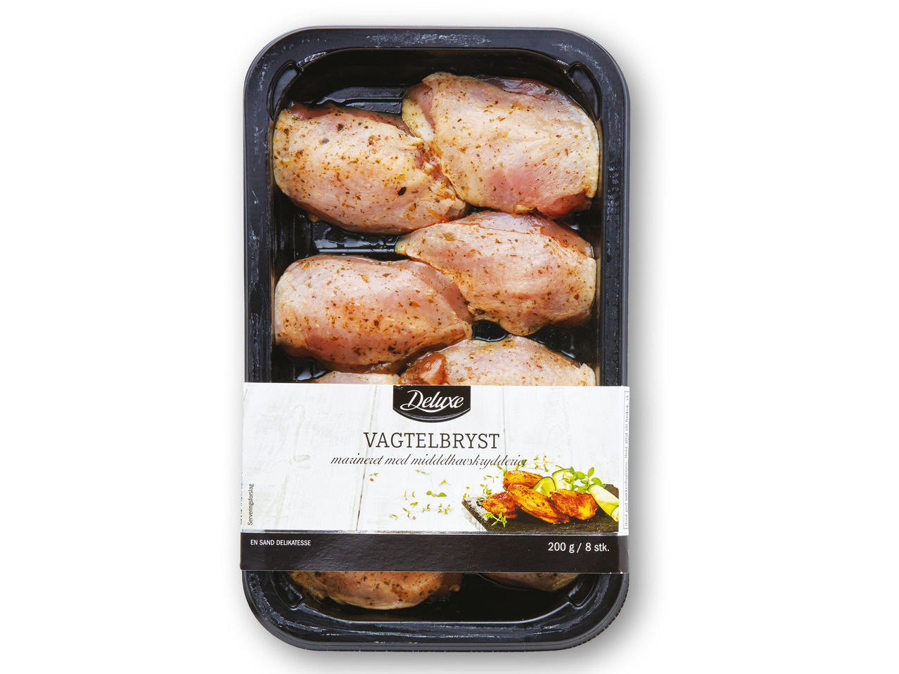 DELUXE Vagtelbryst eller -lår