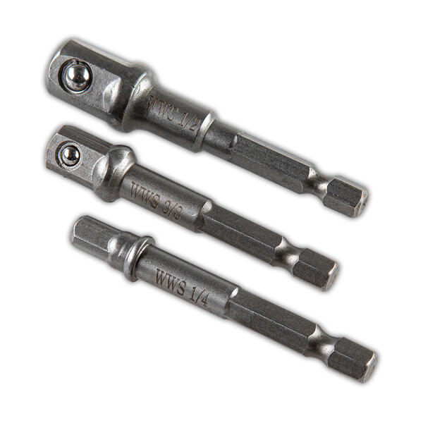 Steckschlüsseladapter-Set 3-tlg.