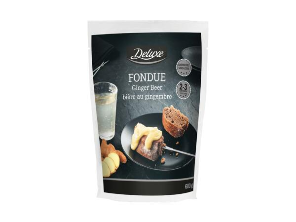 Fondue à la bière au gingembre