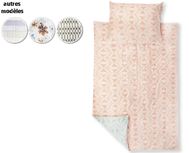 Parure de lit en satin mako MY LIVING STYLE