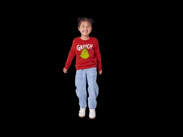 Girls' Sweatshirt "Grinch"