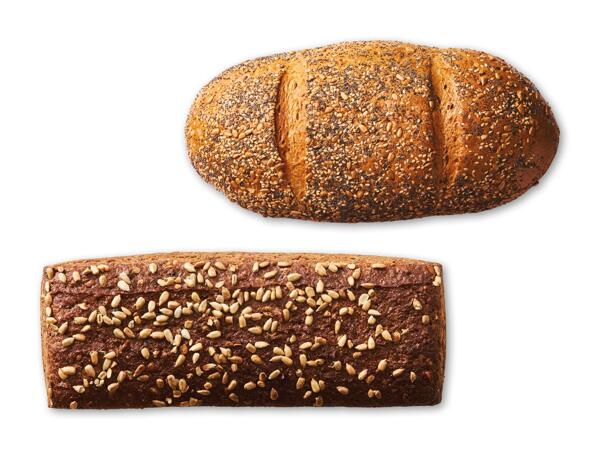 Flerkornsbrød eller solsikkerugbrød