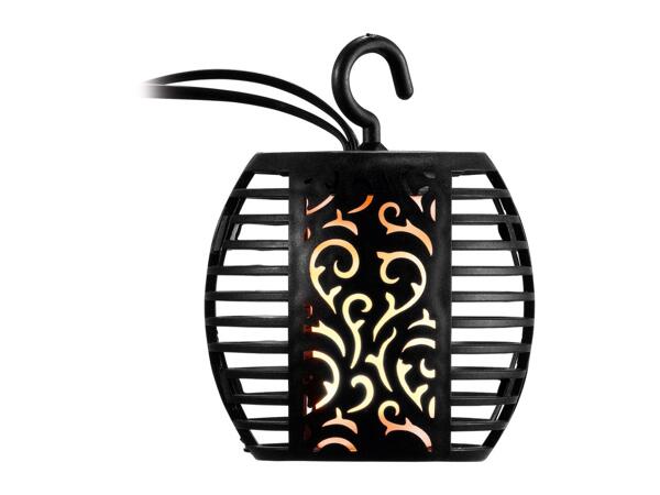 Livarno Home Solar Flaming Lantern String Lights