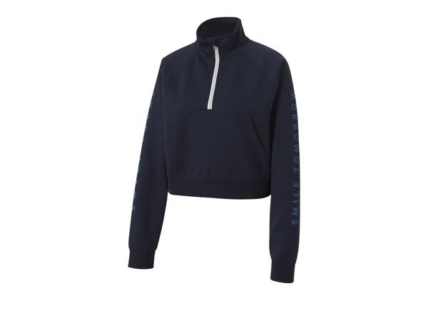 Ladies' half zip sweatshirt