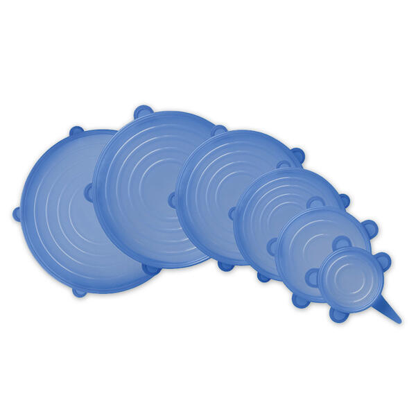 Flexible Silikondeckel 6er-Set