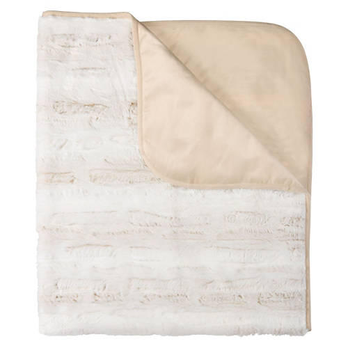 60" x 70" Faux Fur Furniture Cover, Beige