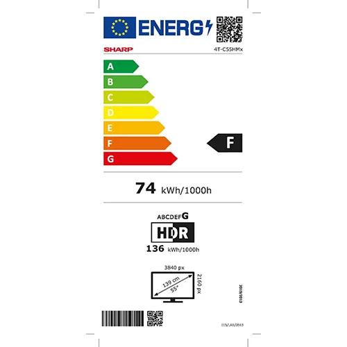 SHARP 55" (139 cm) 4K ULTRA HD QLED SMART TV