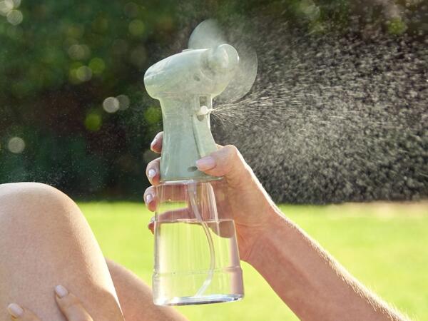 Mini Fan With Water Sprayer