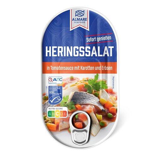 ALMARE Heringssalate, Karotte-Erbse