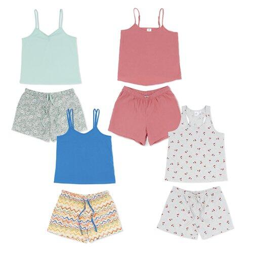 UP 2 FASHION WOMEN Damen-Shorty-Pyjama
