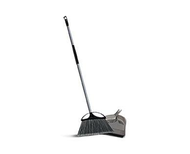 Easy Home 3-Pack Indoor/Outdoor Brooms with Dustpan