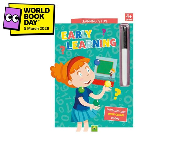 Early Learning Wipe Clean Book