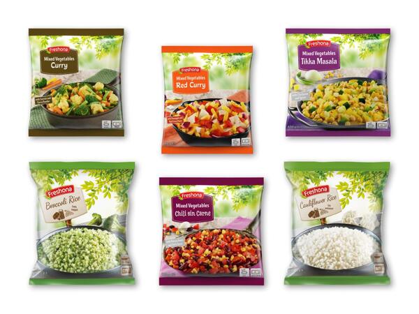 FRESHONA Grøntsagsblanding, broccoli- eller blomkålsris
