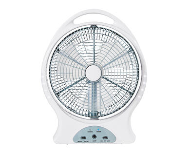 Rechargeable Fan with LED Lights