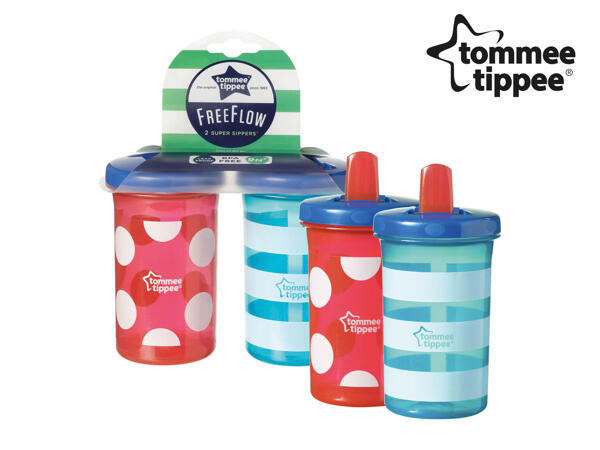 Tommee Tippee Free Flow Super Sipper Bottles