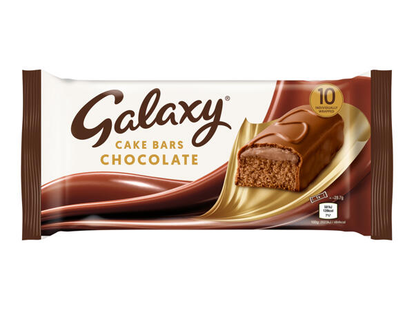 Galaxy Cake Bars Chocolate