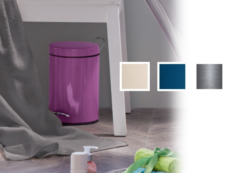 MIOMARE Stainless Steel Pedal Bin 2.6L