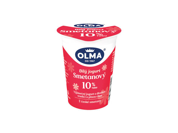BÍLÝ SMETANOVÝ JOGURT