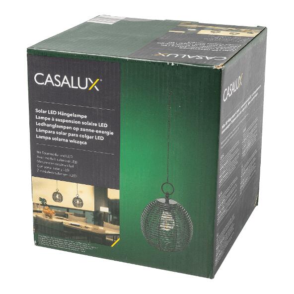 CASALUX(R) 				LED-Hängelampe mit Solarenergie
