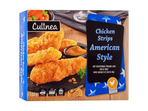 Bâtonnets de poulet panés avec sauce trempette au curry