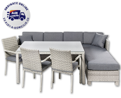 Set lounge in rattan