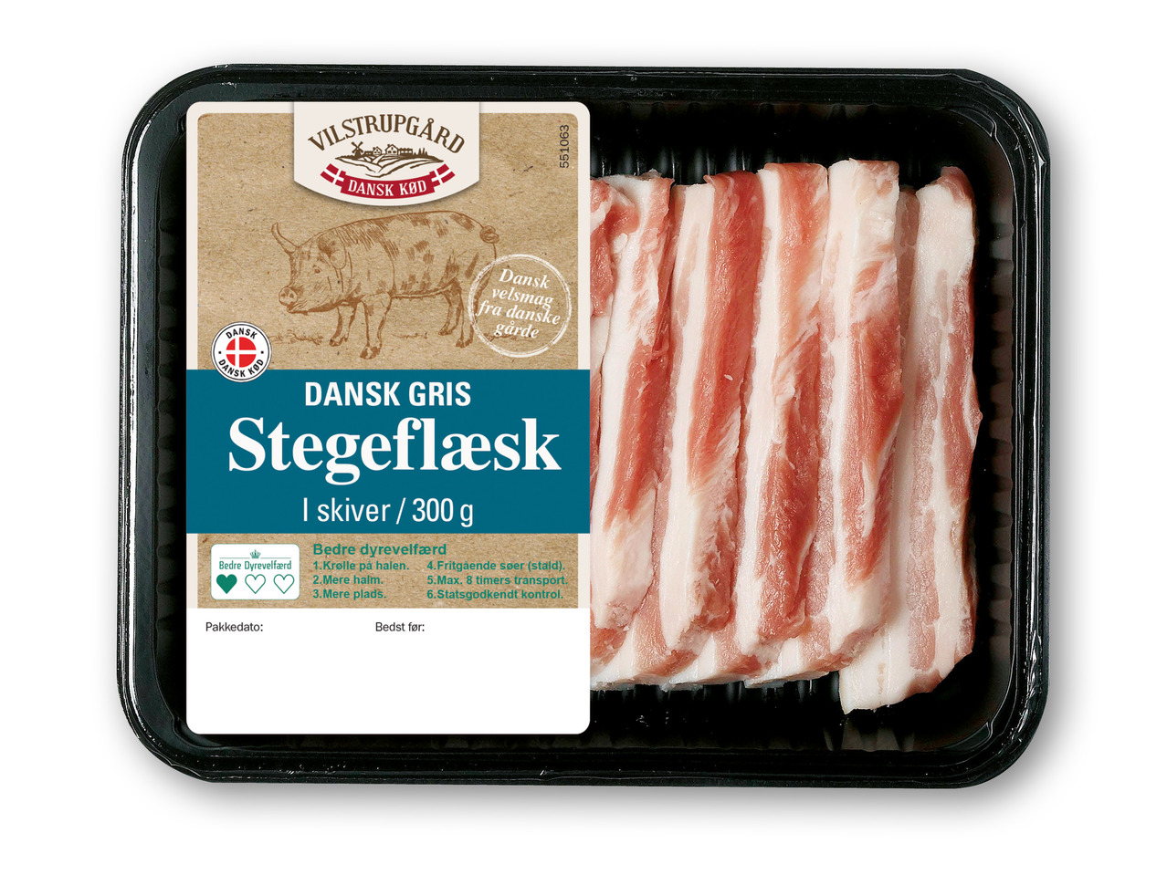 VILSTRUPGÅRD Stegeflæsk i skiver