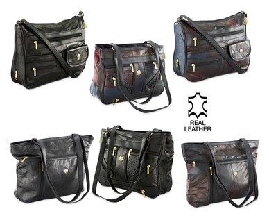 Ladies Patch Leather Handbags
